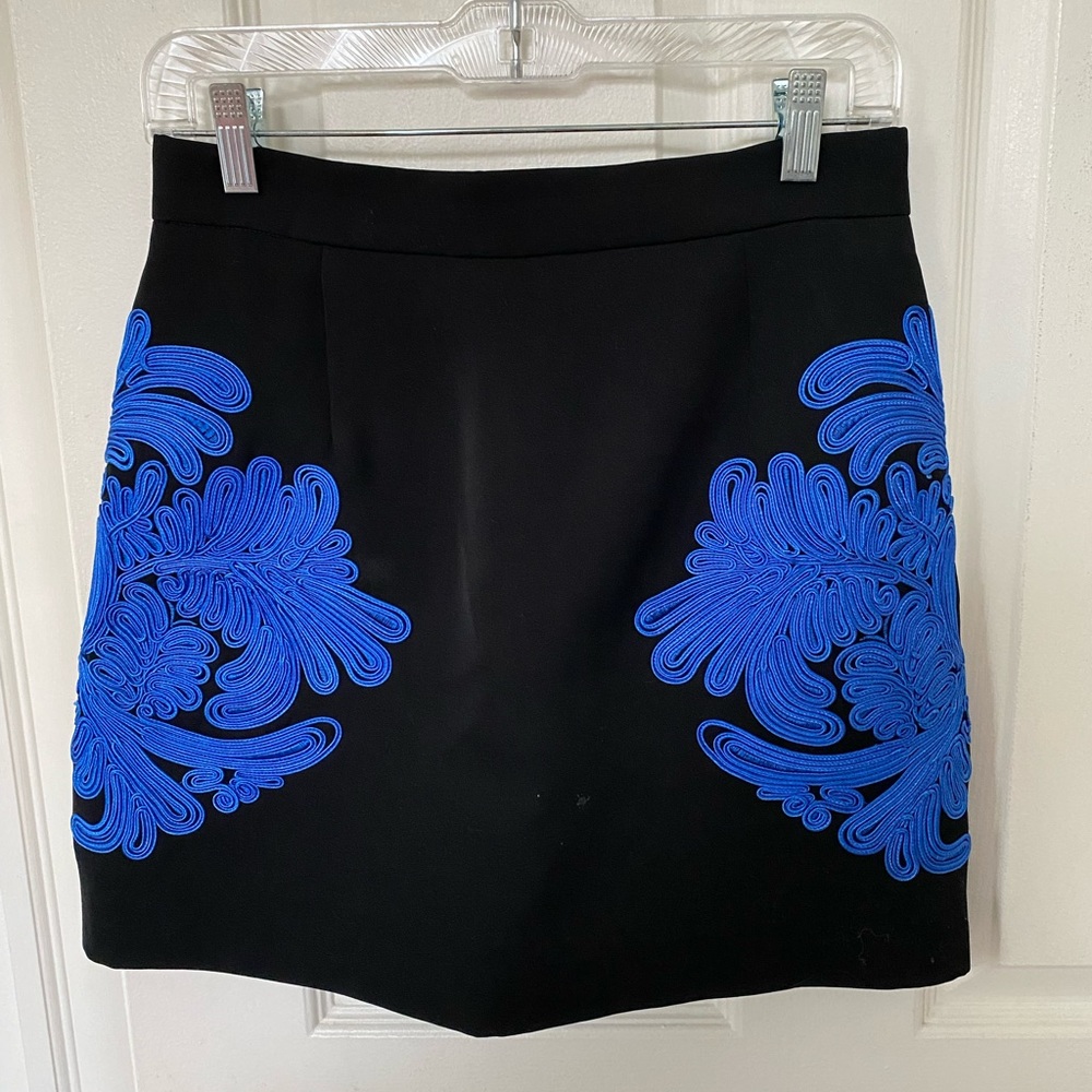 Vintage Cobalt Blue Mini Skirt